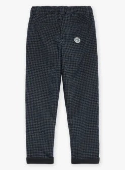 Trousers, Jeans-Sergent Major Bottle-green plaid pants