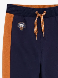 Sweatpants-Sergent Major Brown and navy blue jogging suit