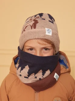 Beany, Scarf & Gloves-Sergent Major Brown BEANY