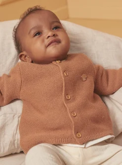 Coat, Cardigan-Sergent Major Brown CARDIGAN