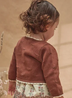 Knitwear, Sweater, Cardigan | Knitwear, Sweater, Cardigan-Sergent Major Brown CARDIGAN