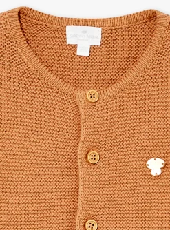 Coat, Cardigan-Sergent Major Brown CARDIGAN