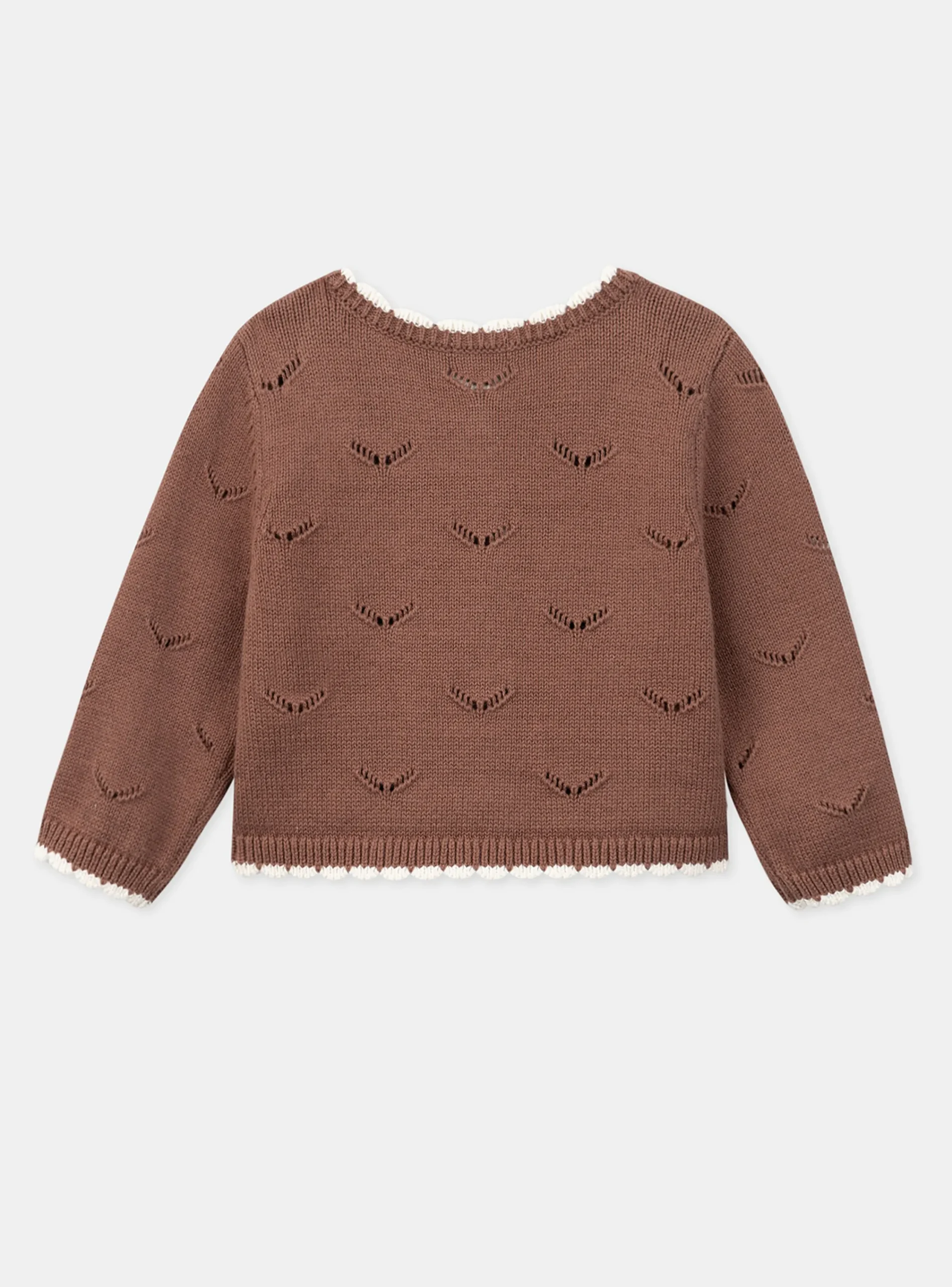 Knitwear, Sweater, Cardigan | Knitwear, Sweater, Cardigan-Sergent Major Brown CARDIGAN