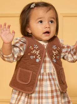 Knitwear, Sweater, Cardigan | Knitwear, Sweater, Cardigan-Sergent Major Brown CARDIGAN WHITHOUT SLEEVES