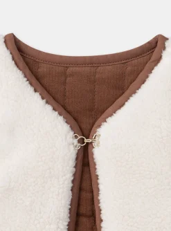 Knitwear, Sweater, Cardigan | Knitwear, Sweater, Cardigan-Sergent Major Brown CARDIGAN WHITHOUT SLEEVES