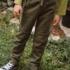 Trousers, Jeans-Sergent Major Brown cotton-blend jogging pants