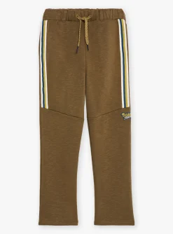Trousers, Jeans-Sergent Major Brown cotton-blend jogging pants