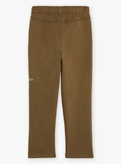 Trousers, Jeans-Sergent Major Brown cotton-blend jogging pants
