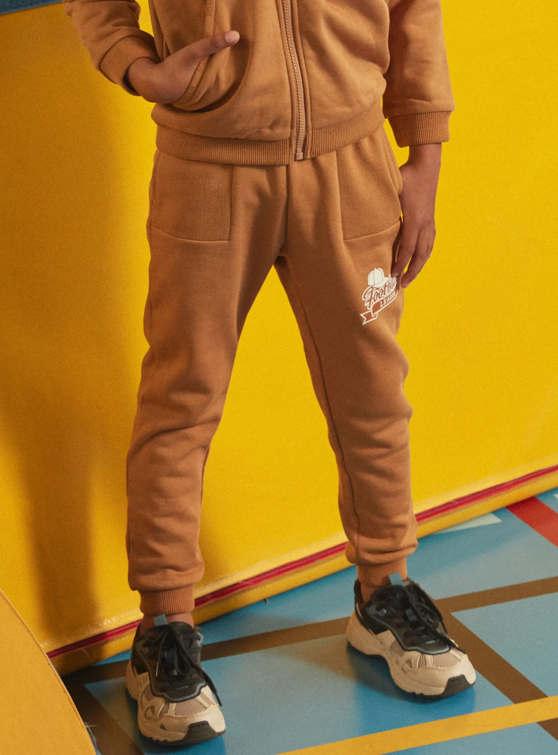 Sweatpants-Sergent Major Brown JOGGING PANTS