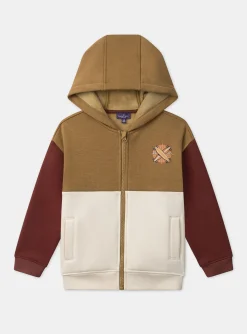 Knitwear, Sweater, Cardigan-Sergent Major Brown KIDS CARDIGAN