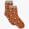 Underwear & Socks-Sergent Major Brown lion-print socks