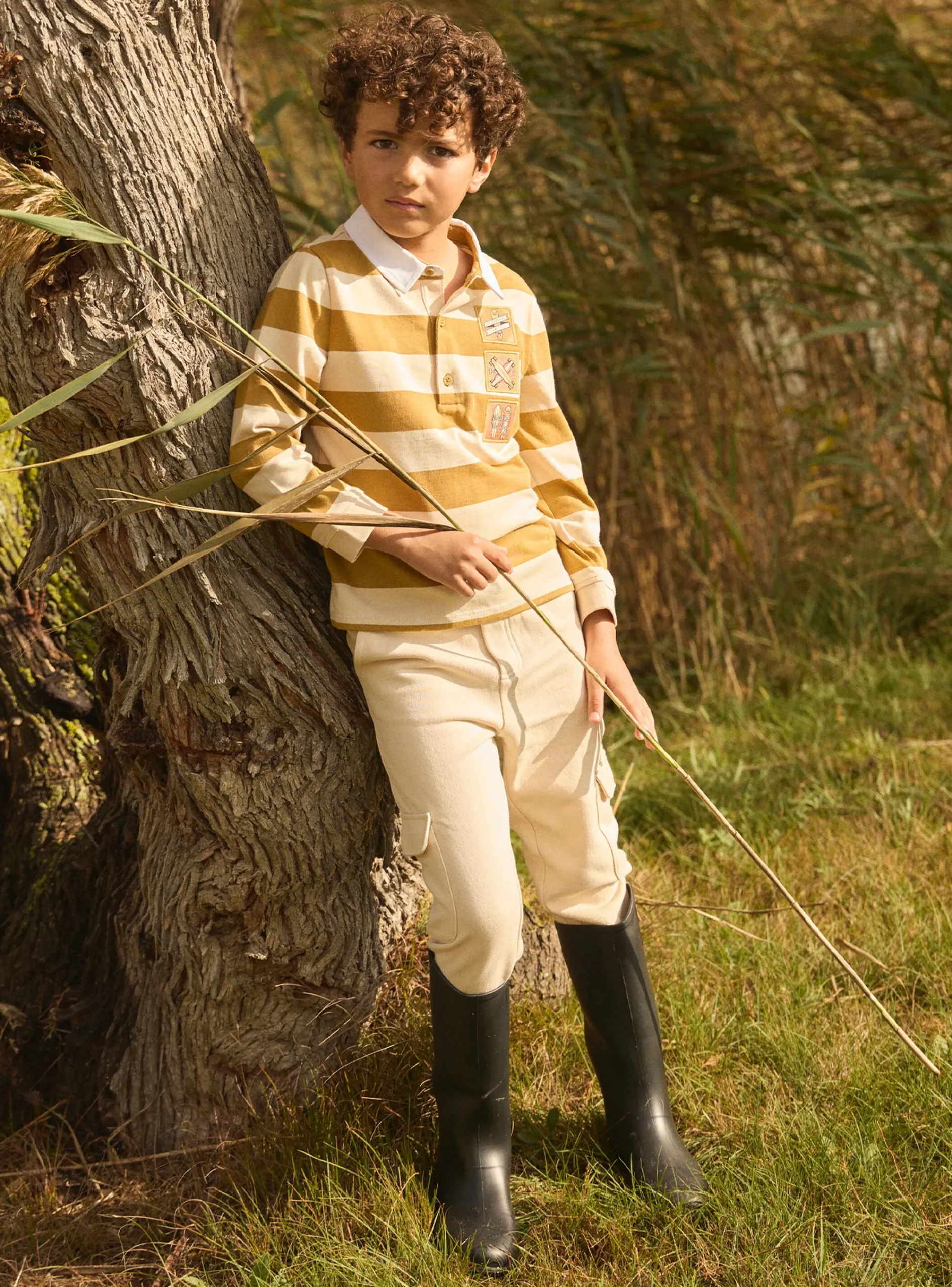 T-shirt, Polo Shirt-Sergent Major Brown POLO SHIRT
