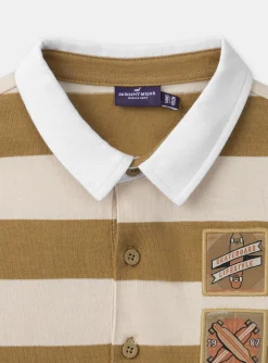T-shirt, Polo Shirt-Sergent Major Brown POLO SHIRT