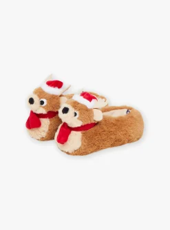Shoes-Sergent Major Brown SLIPPERS 3D