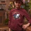 T-shirt, Polo Shirt-Sergent Major Burgundy TEE SHIRT LS