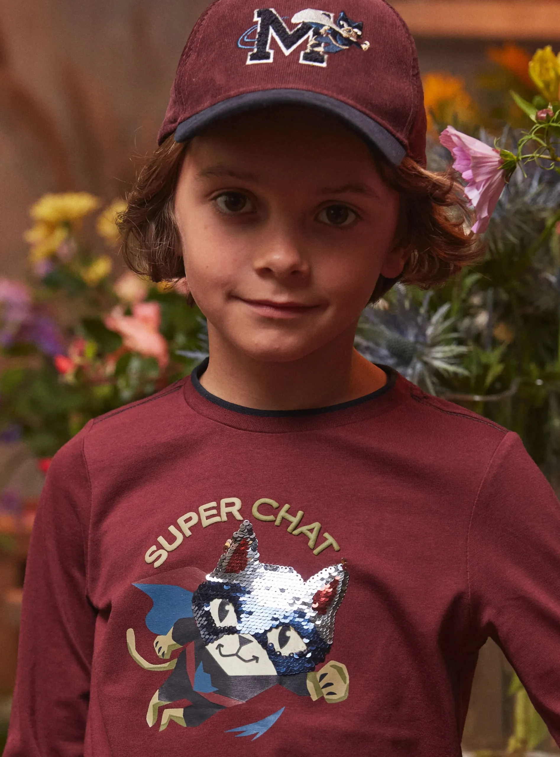 T-shirt, Polo Shirt-Sergent Major Burgundy TEE SHIRT LS