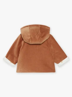 Coat, Cardigan-Sergent Major Caramel corduroy birth jacket