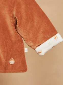 Coat, Cardigan-Sergent Major Caramel corduroy birth jacket