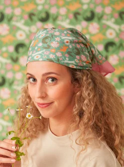 Hat, Scarf | Beany, Scarf, Gloves-Sergent Major Cat and flower print Scarf