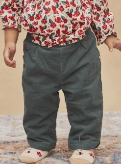 Trousers, Jeans | Trousers, Jeans-Sergent Major Clay green corduroy pants