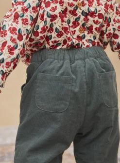 Trousers, Jeans | Trousers, Jeans-Sergent Major Clay green corduroy pants