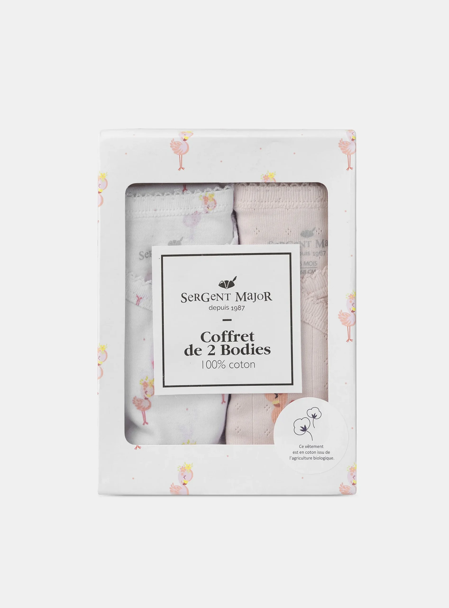 Bodysuit-Sergent Major Clear pink BODYSUIT