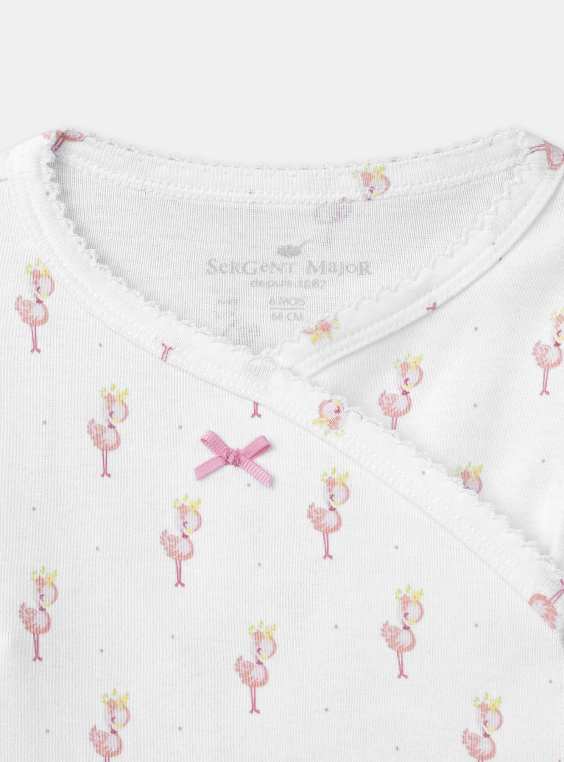 Bodysuit-Sergent Major Clear pink BODYSUIT