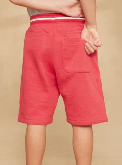 Bermuda Shorts-Sergent Major Coral fleece bermuda shorts