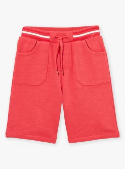 Bermuda Shorts-Sergent Major Coral fleece bermuda shorts