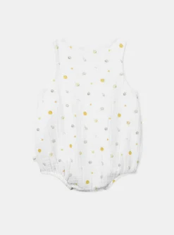 Suits And Ensembles-Sergent Major Cotton gauze rompers and beanie hat