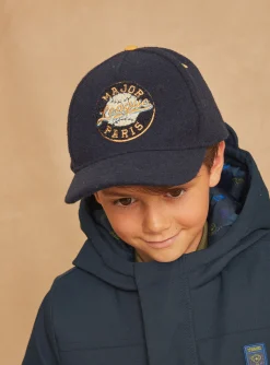Hats | Beany, Scarf & Gloves-Sergent Major Dark blue knitted cap