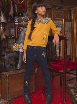 Trousers, Jeans And Legging-Sergent Major Dark denim JEANS