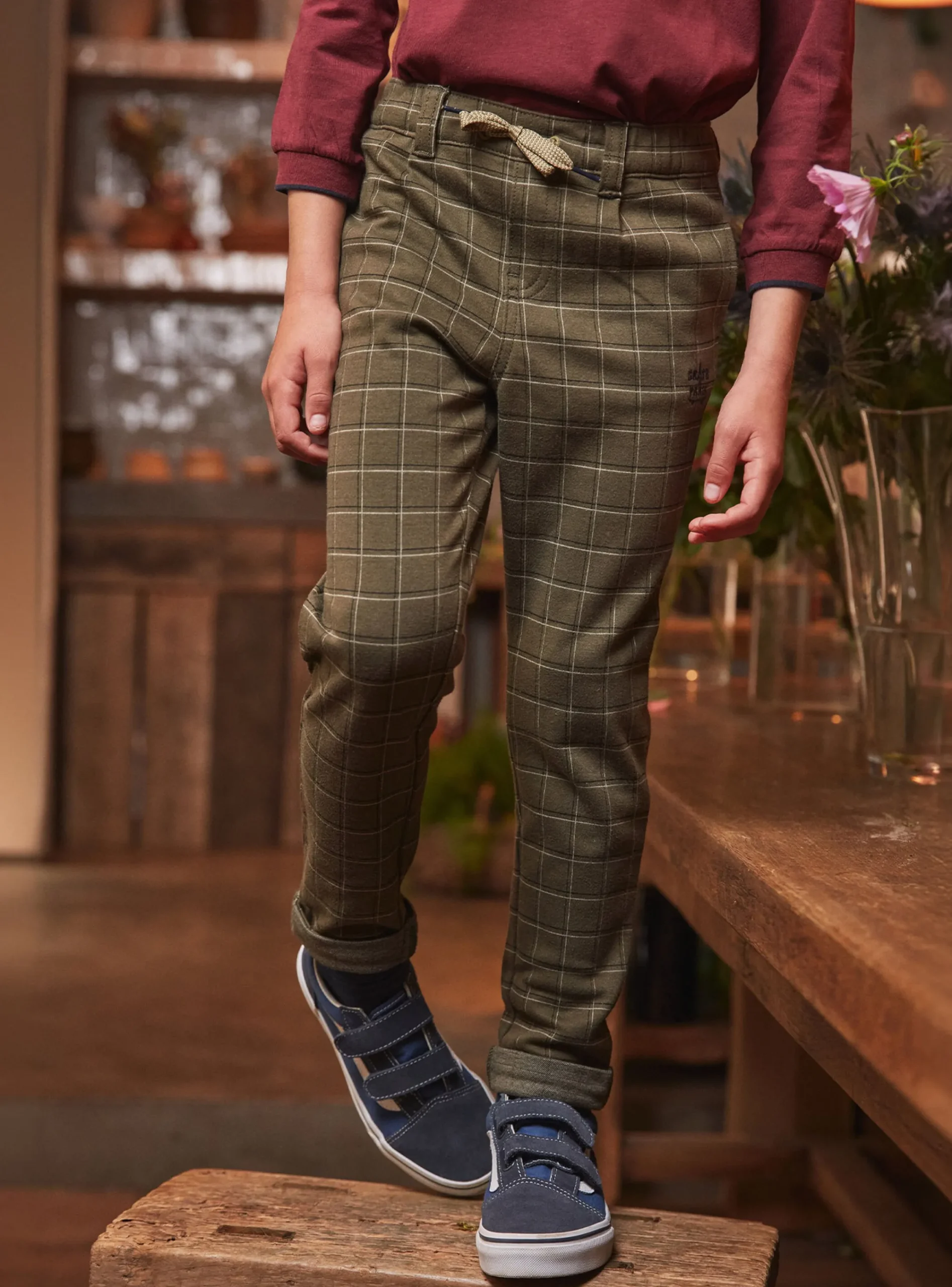 Trousers, Jeans-Sergent Major Dark kaki COMFORT PANTS