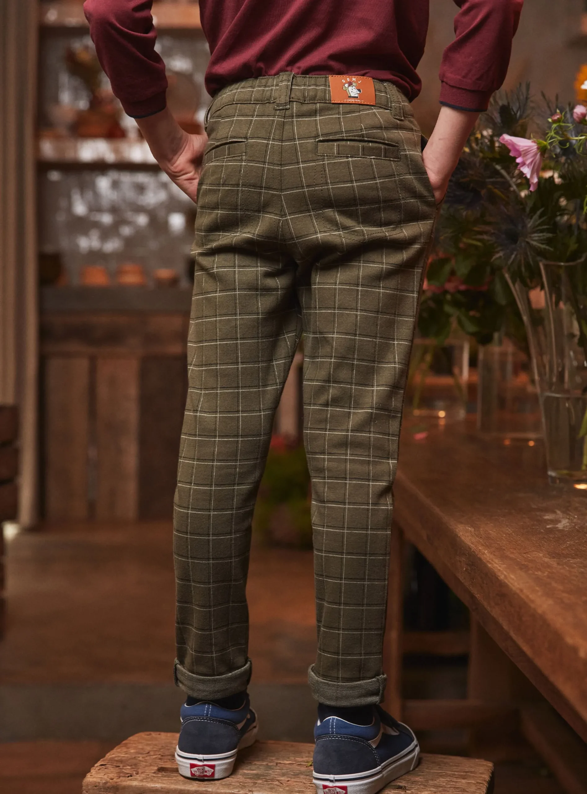 Trousers, Jeans-Sergent Major Dark kaki COMFORT PANTS
