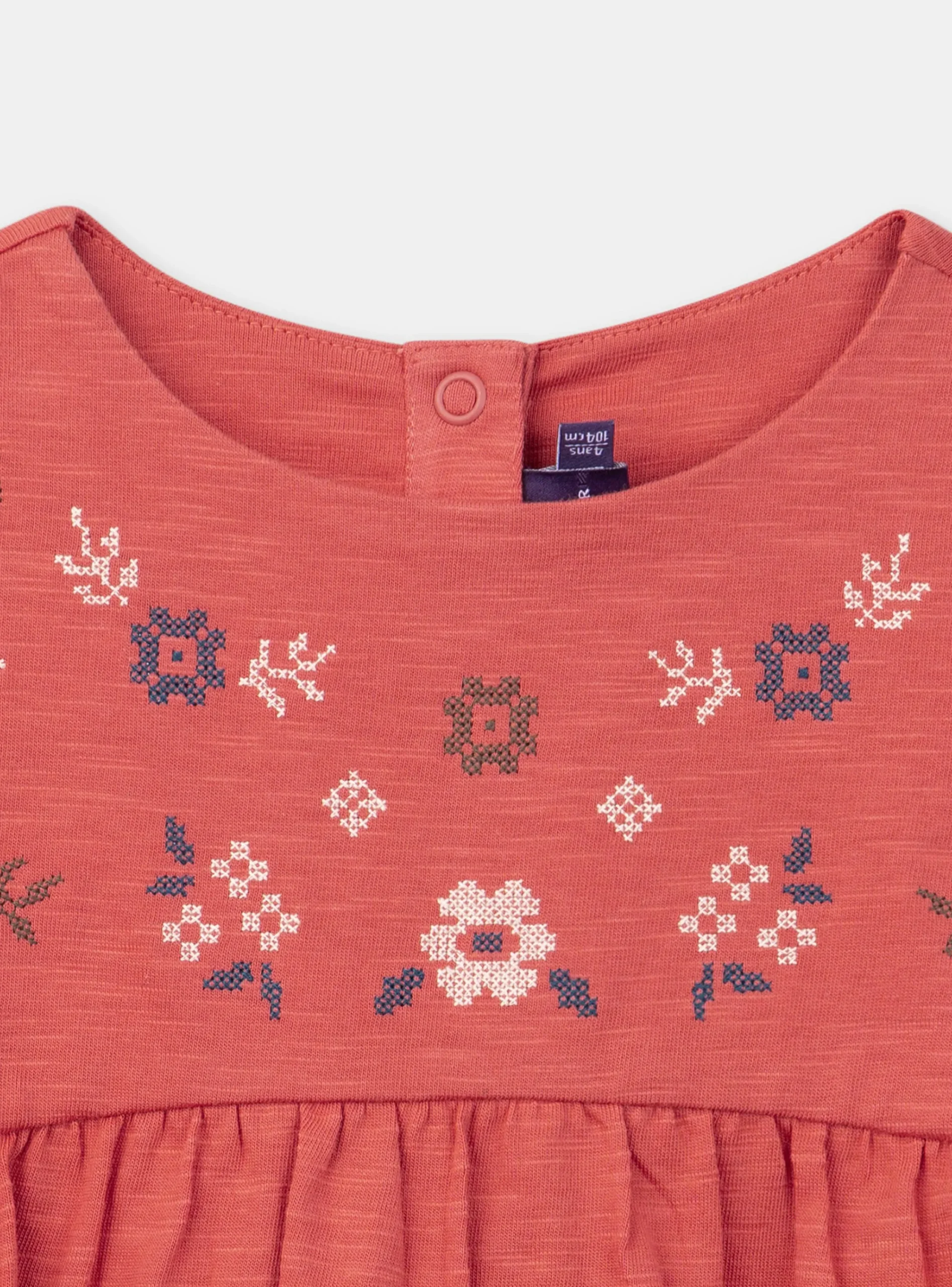 Shirt, T-shirt-Sergent Major Dark orange TEE SHIRT SS