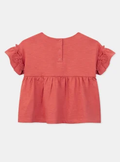 Shirt, T-shirt-Sergent Major Dark orange TEE SHIRT SS