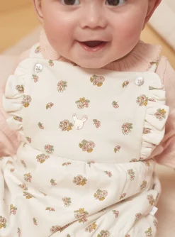 Suits And Ensembles-Sergent Major Ecru and pink bodysuit, romper and tights set