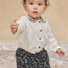 T-shirts & Shirts | T-shirts & Shirts-Sergent Major Ecru blouse with polka dot print