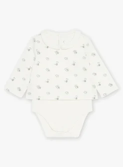 Suits And Ensembles-Sergent Major Ecru bodysuit, cardigan and leggings