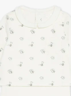Suits And Ensembles-Sergent Major Ecru bodysuit, cardigan and leggings