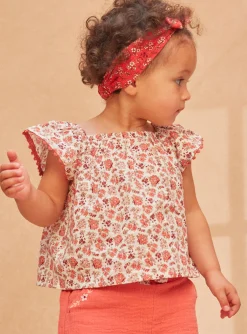 T-shirts & Shirts | T-shirts & Shirts-Sergent Major Ecru floral blouse