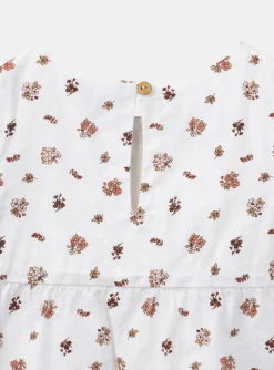 Shirt, T-shirt-Sergent Major Ecru floral blouse