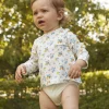 Body | Body-Sergent Major Ecru floral-print T-shirt bodysuit