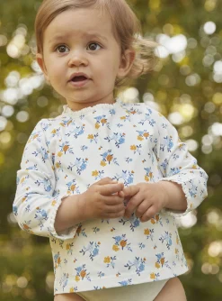 Body | Body-Sergent Major Ecru floral-print T-shirt bodysuit