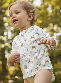 Body | Body-Sergent Major Ecru floral-print T-shirt bodysuit