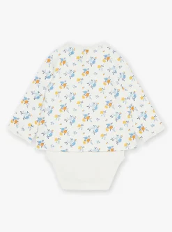 Body | Body-Sergent Major Ecru floral-print T-shirt bodysuit