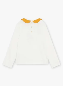 Shirt, T-shirt-Sergent Major Ecru jersey T-shirt