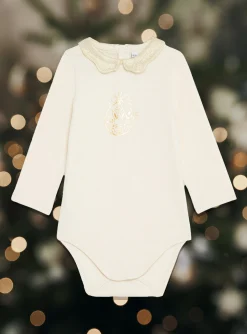 Body | Body-Sergent Major Ecru long sleeved bodysuit in jersey
