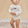 Body | Body-Sergent Major Ecru long-sleeved bodysuit