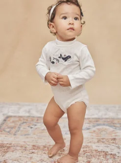 Body | Body-Sergent Major Ecru long-sleeved bodysuit